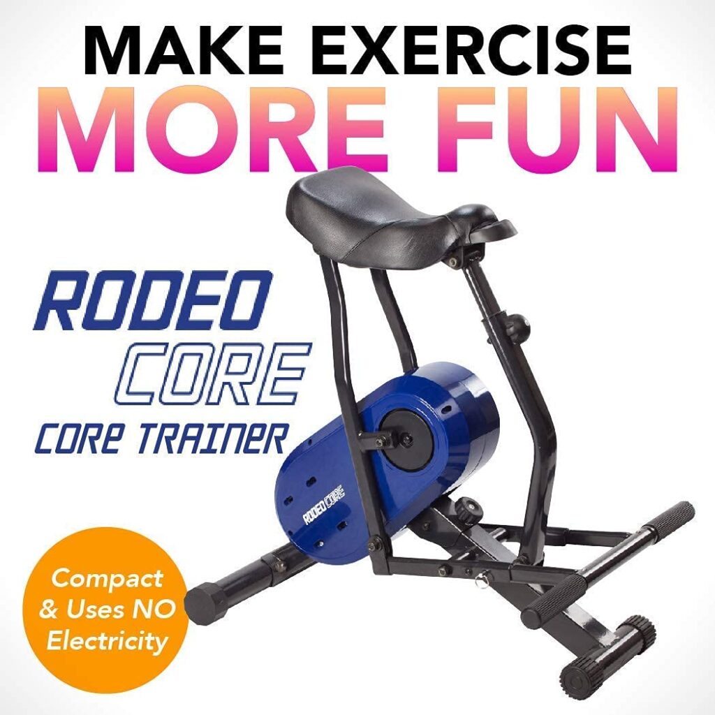 Daiwa Rodeo Core Compact Exercise Equipment For Home Workouts - Full Body  Fitness Machine Targets Abs, Legs,  Butt (Blue)
