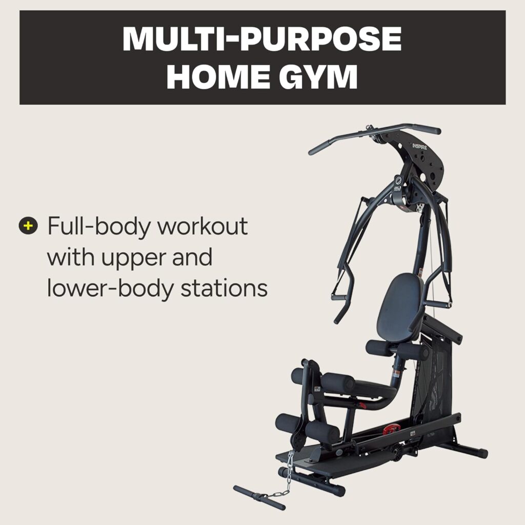 Inspire Fitness BL1 Body Weight Home Gym - at Home Workout Machine for Full Body - Cable Machine for Upper  Lower Body - Strength Training