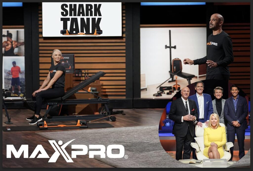MAXPRO Fitness: Cable Home Gym | As Seen on Shark Tank | Versatile, Portable, Bluetooth Connected | Strength, HIIT, Cardio, Plyometric, Powerful 5-300lbs Resistance