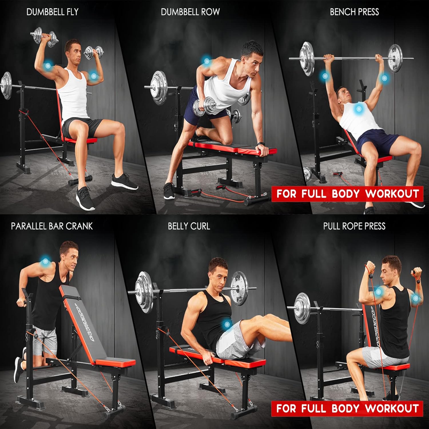 OPPSDECOR Weight Bench Set Review