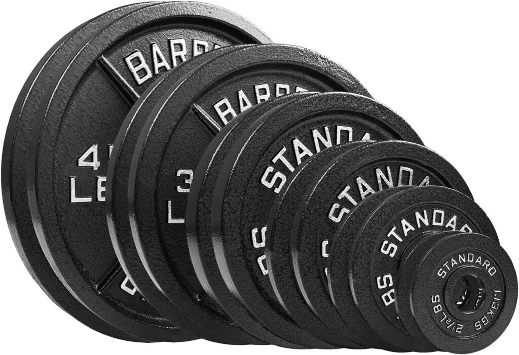 Steel Olympic Plates 25lb Pair - Olympic Standard Premium Coated 2x 25 Pound Weights