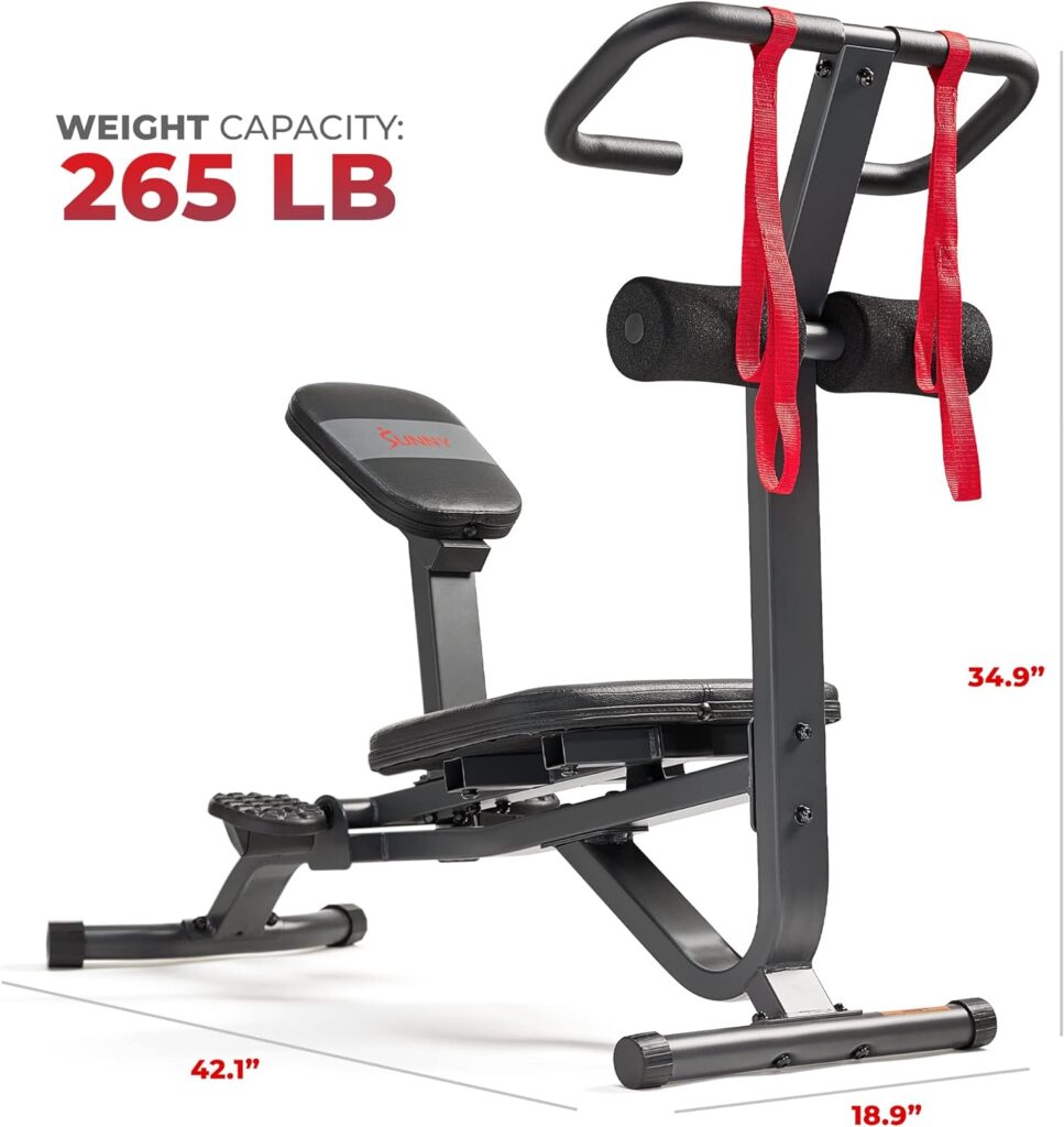 Sunny Health  Fitness Full Body Stretching Machine - Ideal for Workouts, Exercises, Spinal Decompression, Relieve Spinal Compression and Flexibility Improvement - SF-BH621002