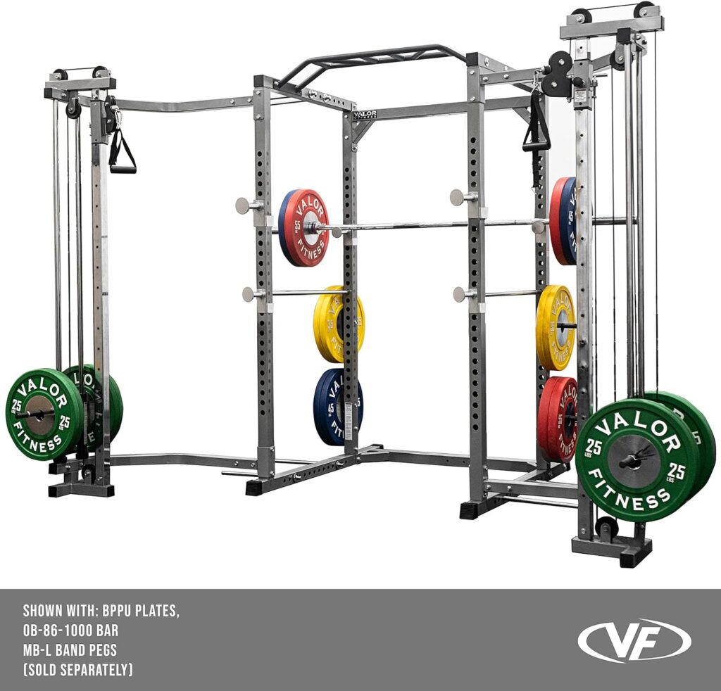 Valor Fitness BD-33 Heavy Duty Power Rack - Squat Rack Combo - Power Cage Bundle Options Available - Weightlifting Home Gym Equipment